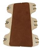 T-AGL-3 TRAD.HUNTER 7 1/2"ARMGUARD HONEY BRN SUEDE