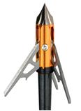 RAGE 3-BLADE CHISEL TIP SC CROSSBOW 100gr BROADHEAD 1.6" 3PK