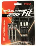 NOCKTURNAL FIT LIGHTED NOCKS RED 3PK