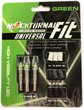 NOCKTURNAL FIT LIGHTED NOCKS GRN 3PK