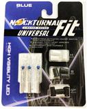 FIT UNIVERSAL LIGHTED NOCKS BLUE 3PK