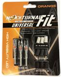 FIT UNIVERSAL LIGHTED NOCKS ORANGE 3PK