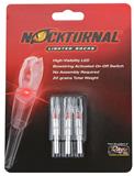 NOCKTURNAL X (5mm) LIGHTED NOCKS RED 3PK