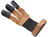 TAN SUEDE GLOVE/LEATHER FINGER TIPS X-LARGE