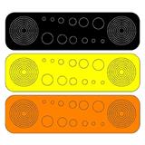 CIRCLES & DOTS (OR, BK, YL) MIX