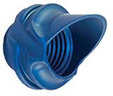 *1/4 LARGE HOODED PEEP HOUSING 37 DEG BLUE