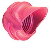 *1/4 LARGE HOODED PEEP HOUSING 37 DEG PINK