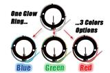 ^^GLOW RING for/1 3/8 SUPER SCOPE w/R/G/B FIBER .030