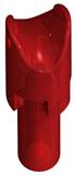 HEA-3526R ALPHA CAP NOCK RED 6PK